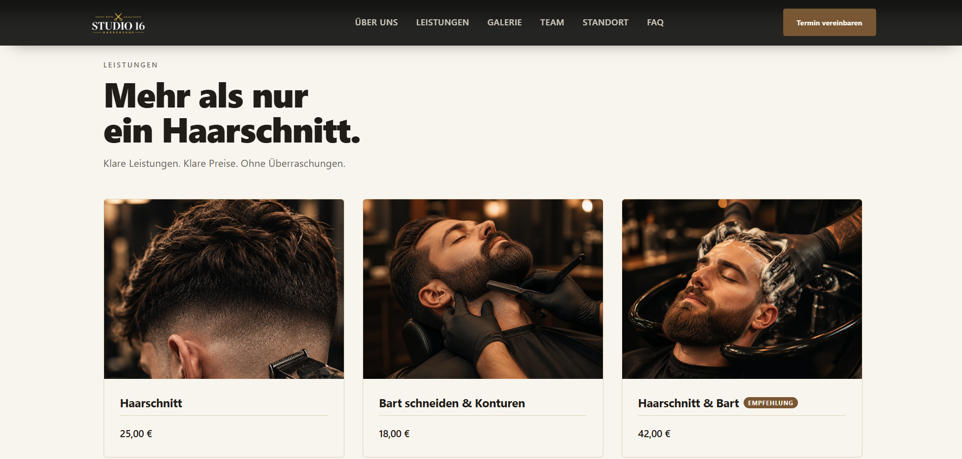 Signature – Leistungsbereich